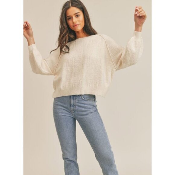 Sadie   Sage Sweaters - Sadie   Sage Running Wild Raglan Sweater  Small